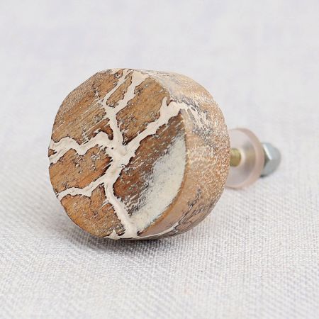 Natural Wooden Round Dresser Knobs Online
